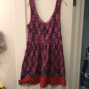 Anthropologie front zipper dress